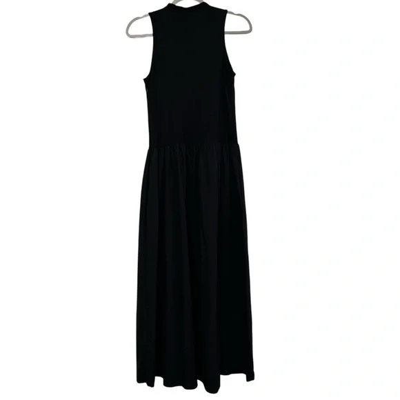 Marcella NYC Montrose Black Sleeveless Fit & Flare Maxi Dress Medium - Picture 3 of 14